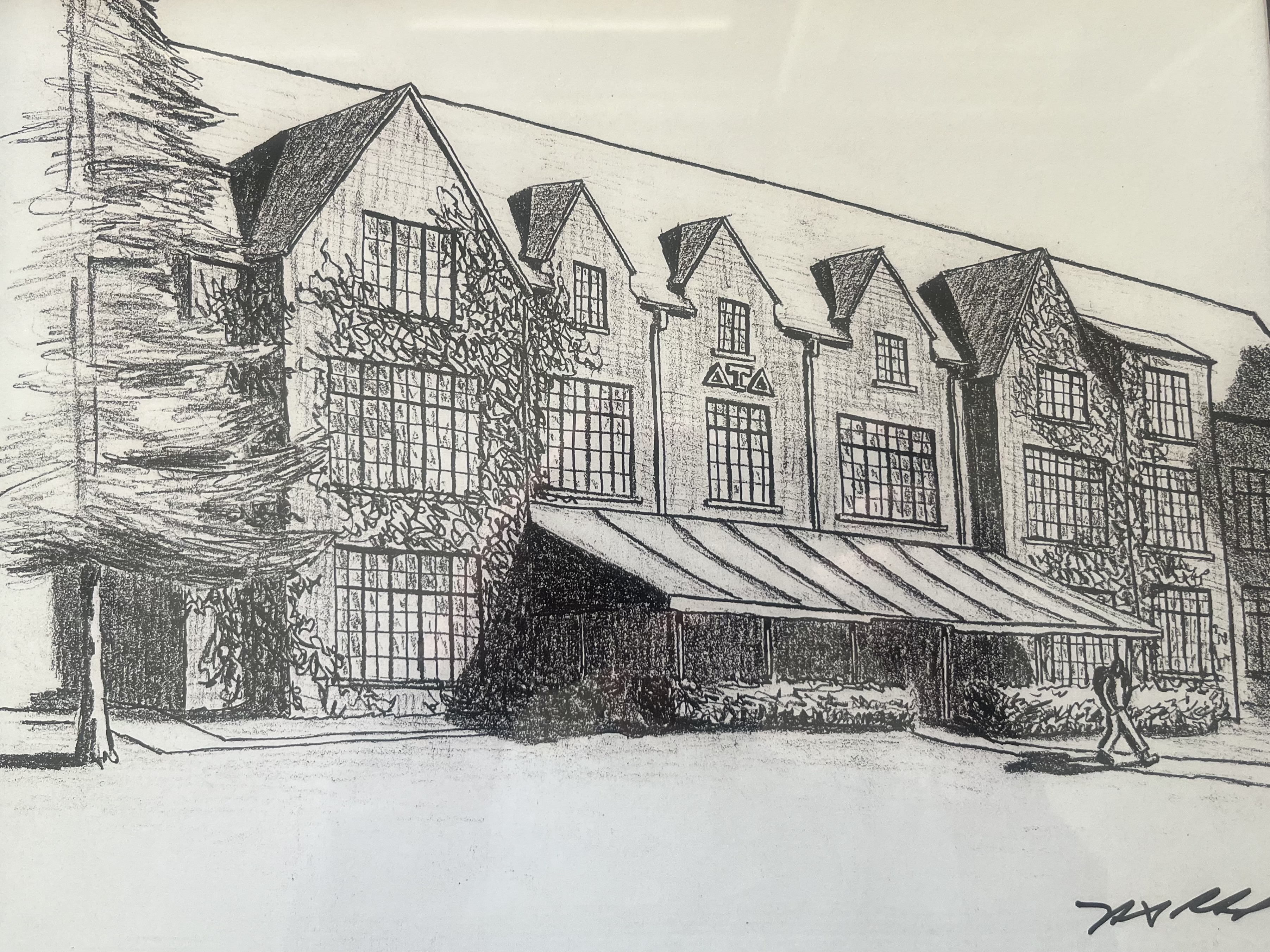 Pencil sketch by Mike Reinhart